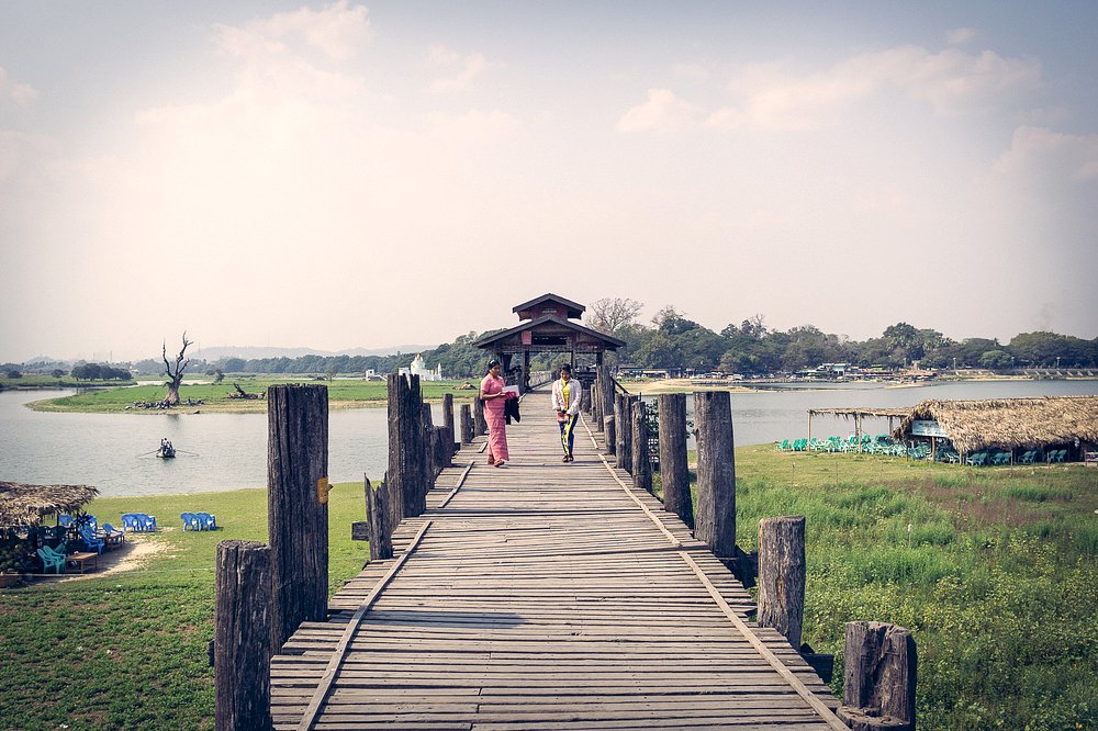 U-Bein Bridge in Mandalay 