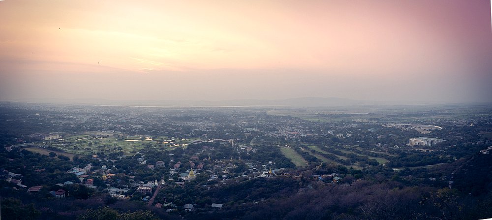 View from Mandalay Hill  - Goodbye and Good Night Myanmar