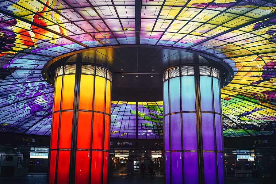 Kaoshiung  - Beautiful MRT Stations in Kaoshiung
