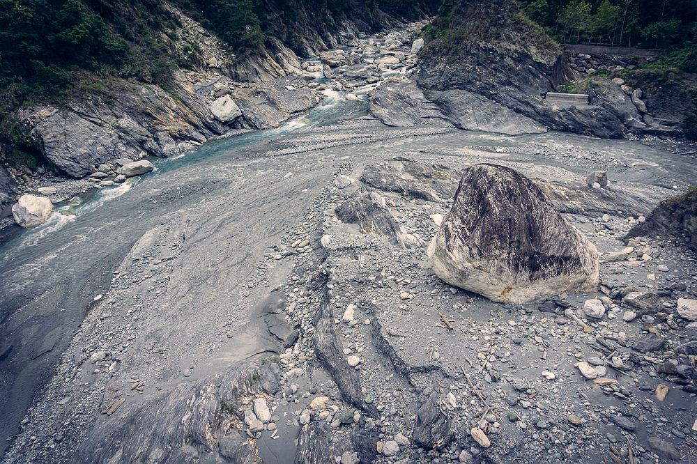 The River in the Taroko Gorge 